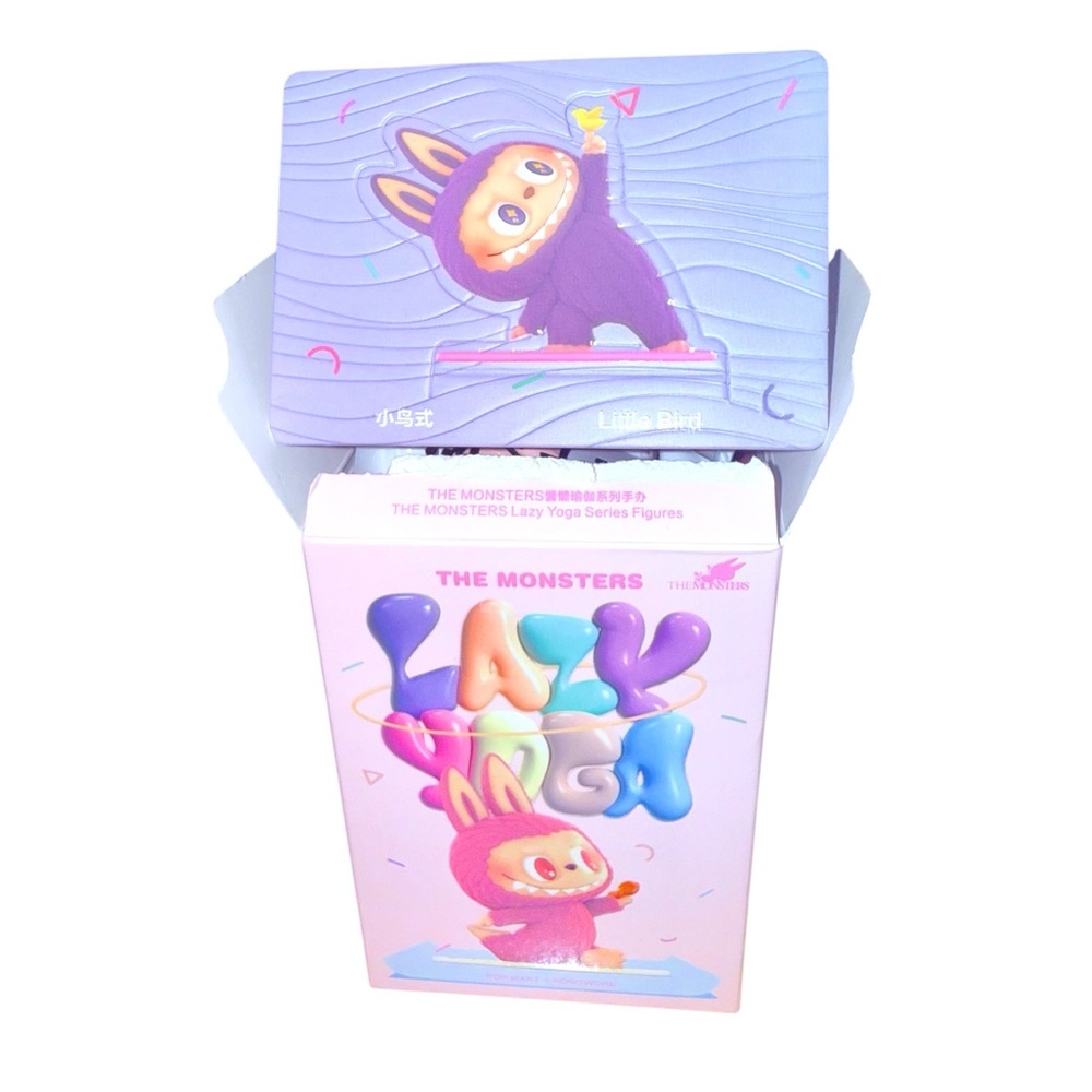 THE MONSTERS Lazy Yoga Series Figures (Little Bird Labubu)